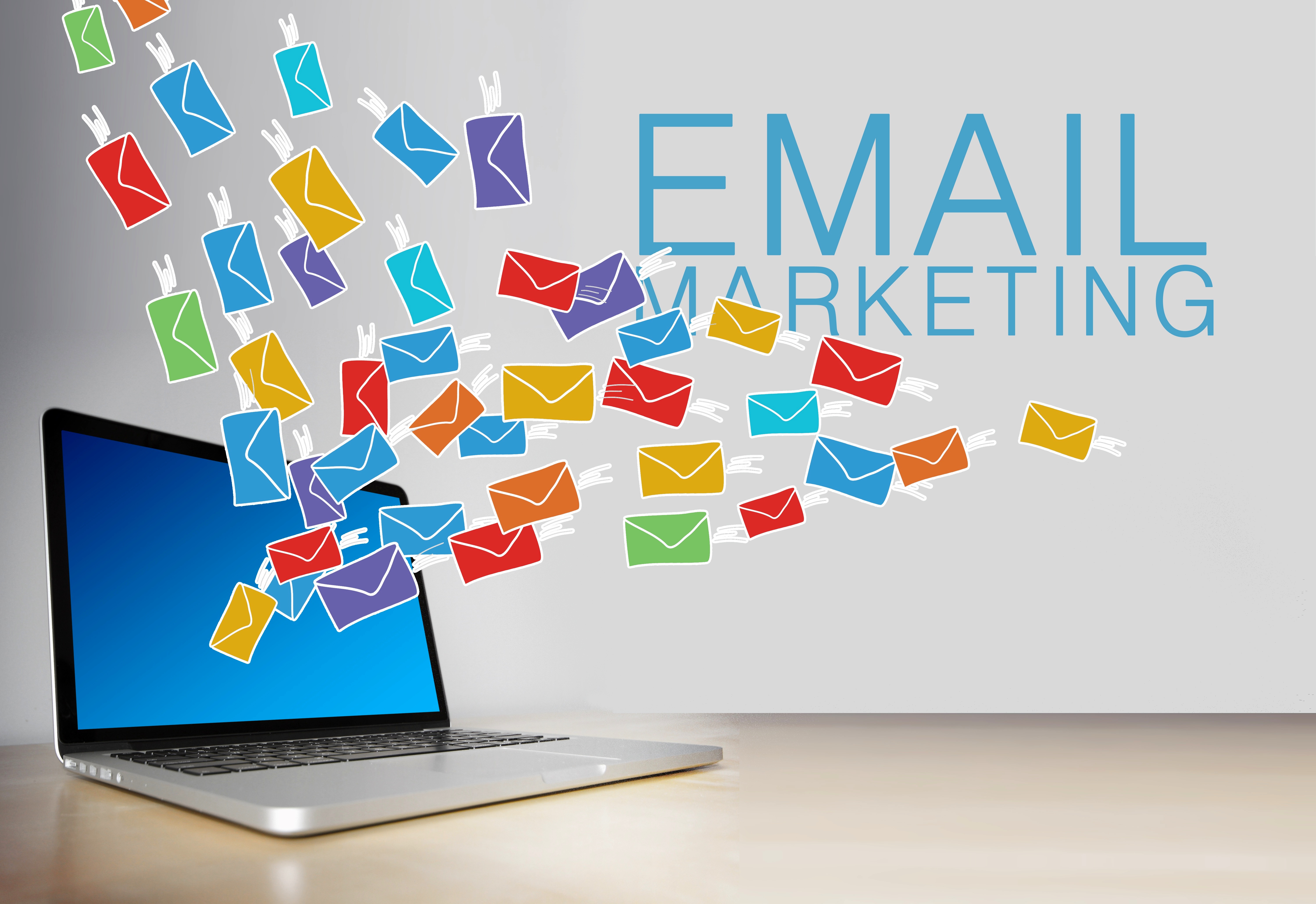 Email marketing: Developing and sending newsletters and promotional emails to keep in touch with customers and increase sales